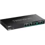 TRENDnet TPE-TG327 - Switch - não gerido - 5 x 10/100/1000 (PoE+) + 2 x 10/100/1000/2,5G (PoE+) - montagem na parede - PoE+ (70 W) - conforme TAA