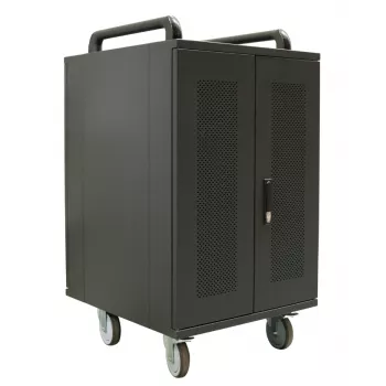 Armário de gestão de dispositivos portátil Avtek Charging Cart 20 preto