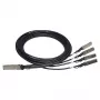 HPE - X242 QSFP 4x10G SFP+ 5m cabo DAC