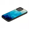 Capa de proteção iKins para Apple iPhone 12 Pro Max — blue lake preto