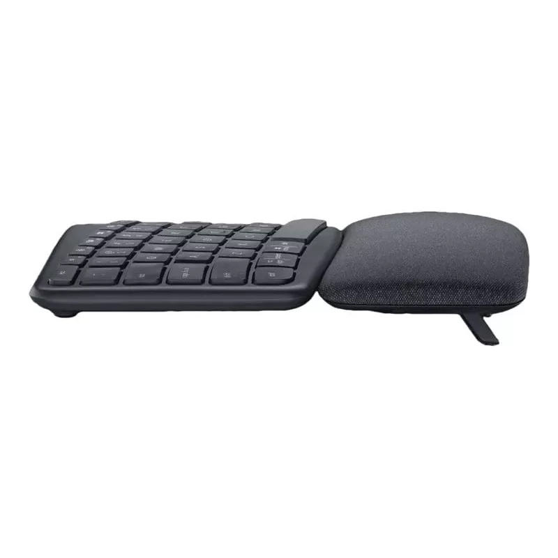 Logitech ERGO K860 - Teclado - Sem fios - 2,4 GHz, Bluetooth 5.0 - QWERTY - GB - Grafite
