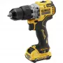 Berbequim DeWALT DCD706D2-QW, 1500 rpm, bucha de aperto rápido, 1,1 kg