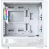 Caixa de PC Montech X5 Midi Tower branco ATX 3 ventoinhas de 140mm