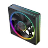 Ventoinha para caixa MODECOM VOLCANO LOOP 120 ARGB, 120 mm, PWM, 400–1400 rpm, preta