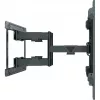 HAGOR BrackIT XXL HD II - kit de montagem (fixação à parede, braço articulado, suporte VESA) - full-motion - para ecrã plano - preto - tamanho do ecrã