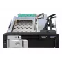 DeLOCK 5,25 Mobile Rack para 1 x 2,5 + 1 x 3,5 SATA HDD + 2 x portas USB3.0 - rack de armazenamento móvel - 6,4 cm, 8,9 cm (2.5, 8,90cm (3.5)) (47209)