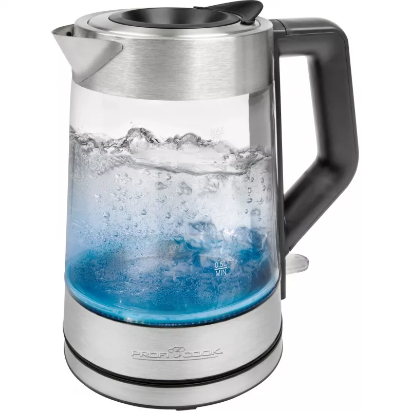 Chaleira elétrica de vidro Proficook PC-WKS 1190 G