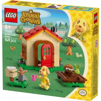 Brinquedo de construção LEGO Animal Crossing Casa Aconchegante 77058, 149 peças, 1 minifigura, tamanho 120×90×70 mm