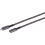 Cabo USB S-Conn 14-74003 0,5 m USB 3.2 Gen 2 (3.1 Gen 2) USB-C preto - branco (14-74003)