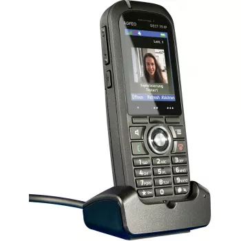 Telefone IP AGFEO DECT 75 IP preto