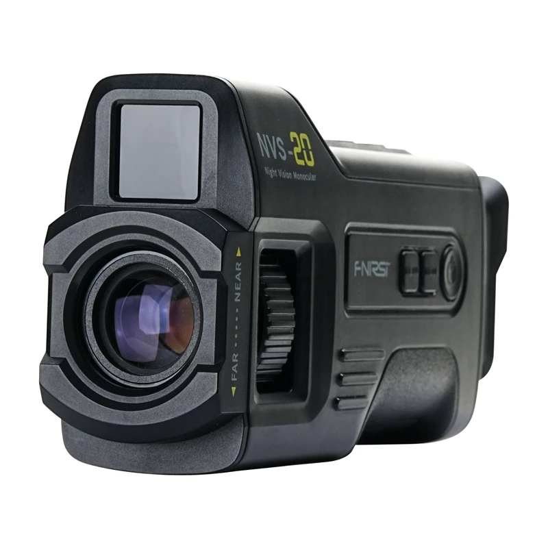 Câmara de visão noturna digital Fnirsi NVS-20 com gravação 4K-HD — gravador portátil de mão