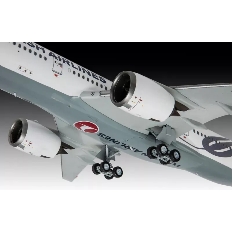 Avião de modelo em plástico REVELL Airbus A350-900 Turkish Airlines Escala 1/144