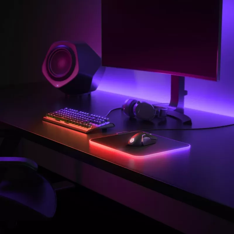 Tapete de rato gaming Steelseries QcK Prism Cloth Medium
