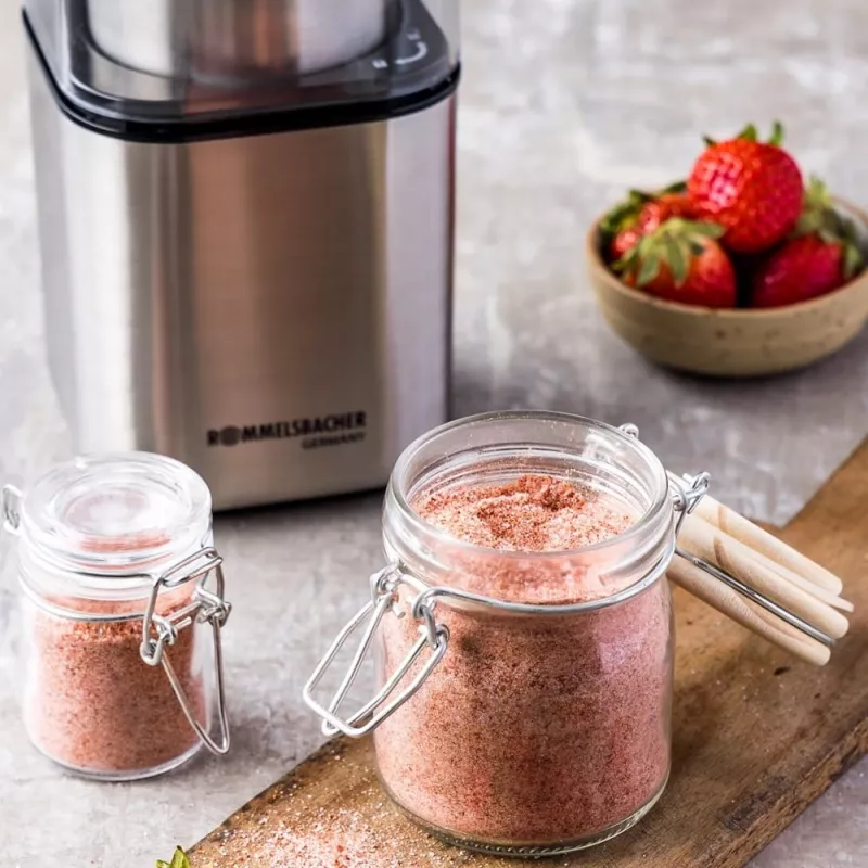 Rommelsbacher moinho de especiarias e café aço inoxidável prateado EGK 200 (EGK 200)