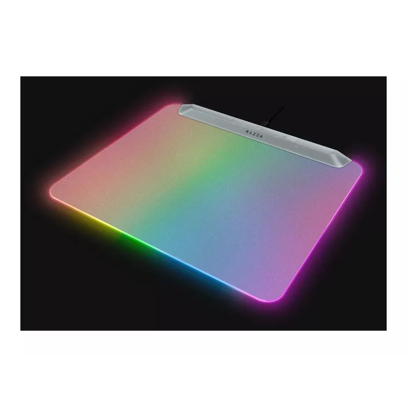 Tapete de rato gaming Razer Firefly V2 Pro White – retroiluminação RGB, alimentação USB, base antiderrapante