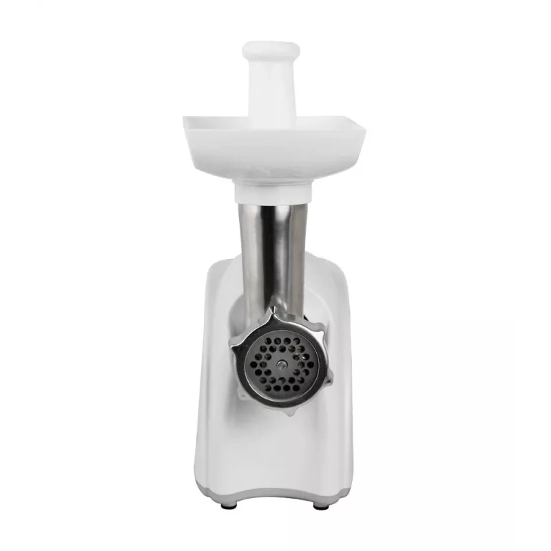 Picadora de carne elétrica ESPERANZA EKM032 — 2200 W, branco, 3 discos perfurados, acessórios kebbe e para salsichas