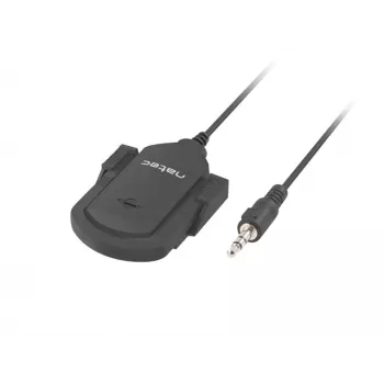 Microfone de lapela NATEC NMI-1352, com fios 3,5 mm, sensibilidade -58 dB, 50–16000 Hz, cabo de 1,8 m, 20 g