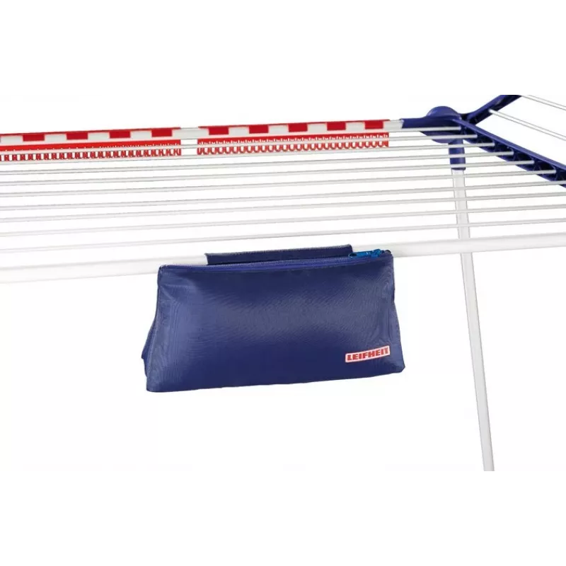 Estendal de chão Leifheit Pegasus 200 — azul/branco