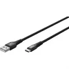 Cabo USB Goobay 74526 Preto
