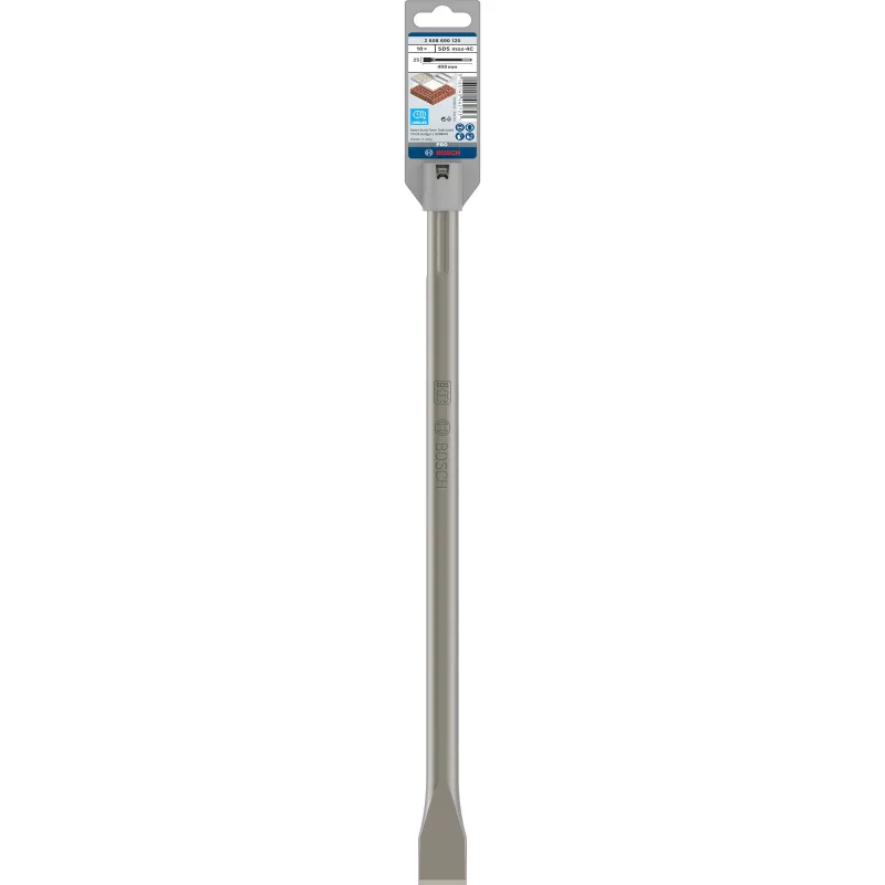 Acessório de cinzel para martelo perfurador Bosch SDS max Cinzel plano 400 mm 10 unid.