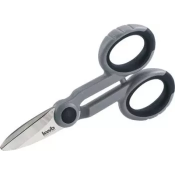 Tesoura KWB 025600 – Lâminas de aço inoxidável, punho ergonómico