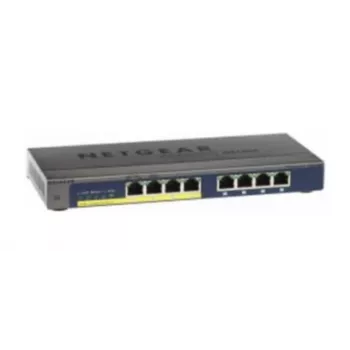 NETGEAR GS108PP Gigabit Ethernet não gerido (10/100/1000) Power over Ethernet (PoE) preto