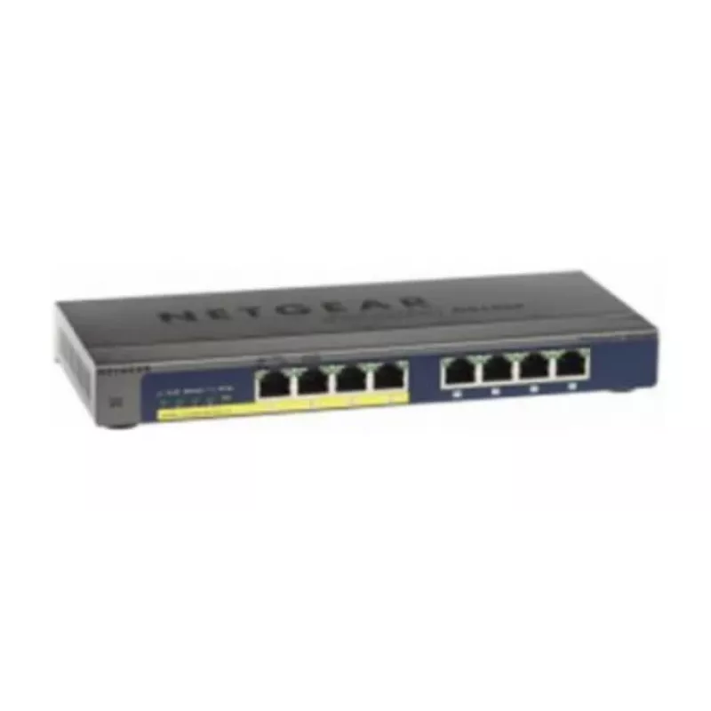 NETGEAR GS108PP Gigabit Ethernet não gerido (10/100/1000) Power over Ethernet (PoE) preto