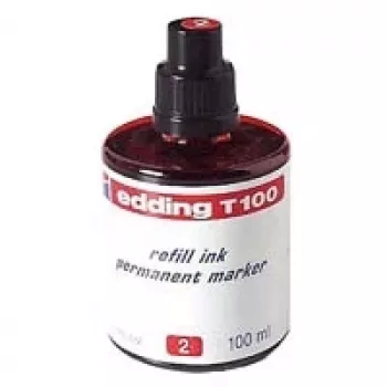 Tinta de recarga Edding T-100 Original Vermelho