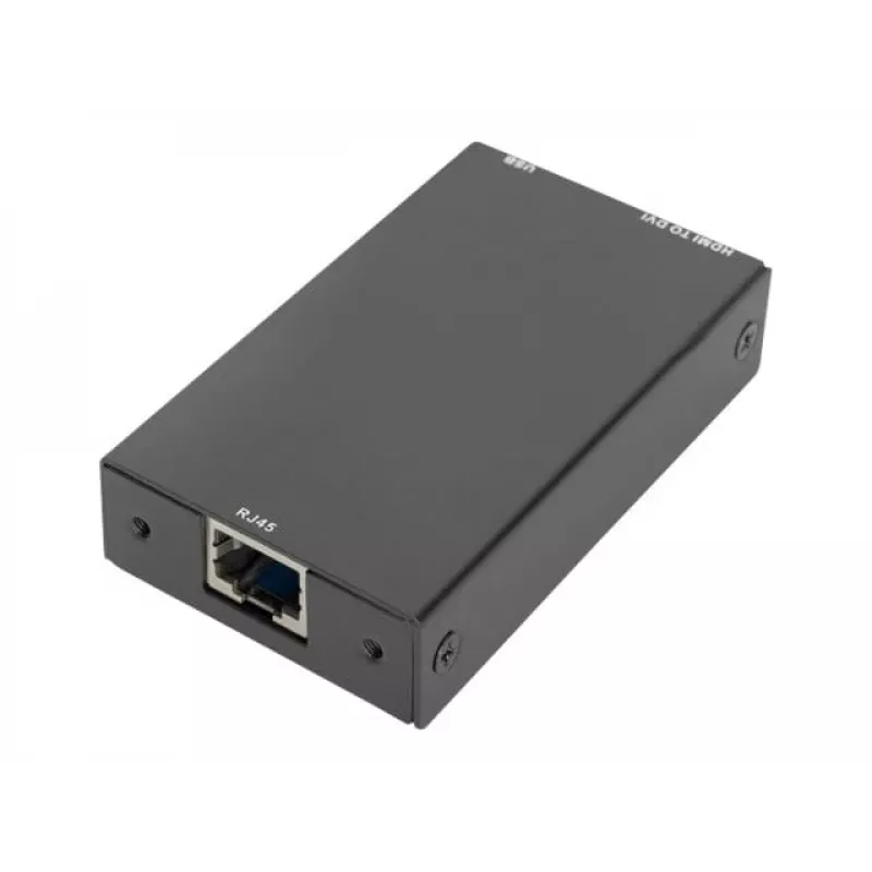 Dongle DVI Digitus para consolas KVM modulares RJ45 para DVI Preto 1080p
