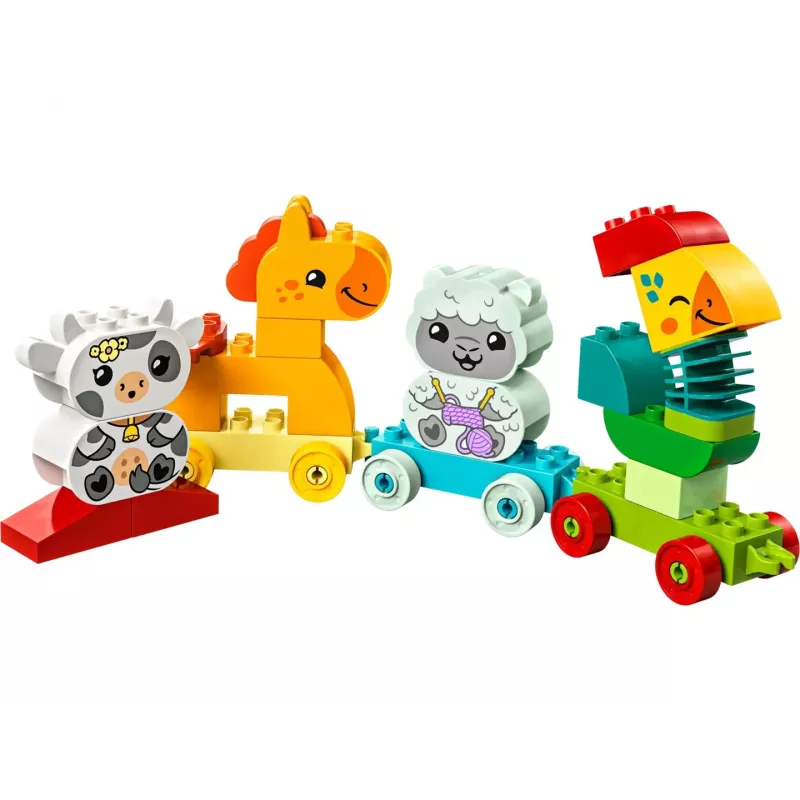LEGO DUPLO 10412 My First comboio de animais, brinquedo de construção, 19 peças, a partir dos 18 meses