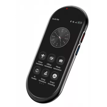 Tradutor de voz portátil MAXCOM MT100 4G, tradução de voz multilingue, dispositivo de mão compacto