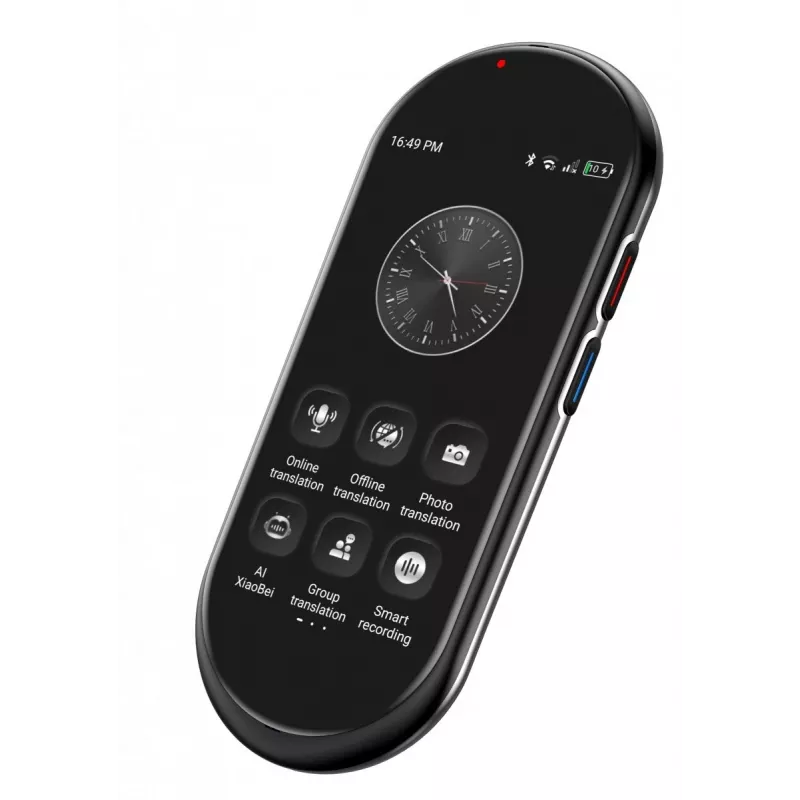 Tradutor de voz portátil MAXCOM MT100 4G, tradução de voz multilingue, dispositivo de mão compacto