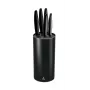 Conjunto de facas de cozinha Smile Sns-3 Tacoma 5 peças, aço inoxidável, revestimento antiaderente, redondo, preto
