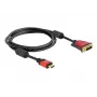 Cabo HDMI - DVI DeLOCK 84342 1,8 m macho / macho