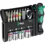 Wera Tool-Check Modular Imperial mini chave de catraca, conjunto de chaves de caixa e pontas, 21 peças (05049001001)