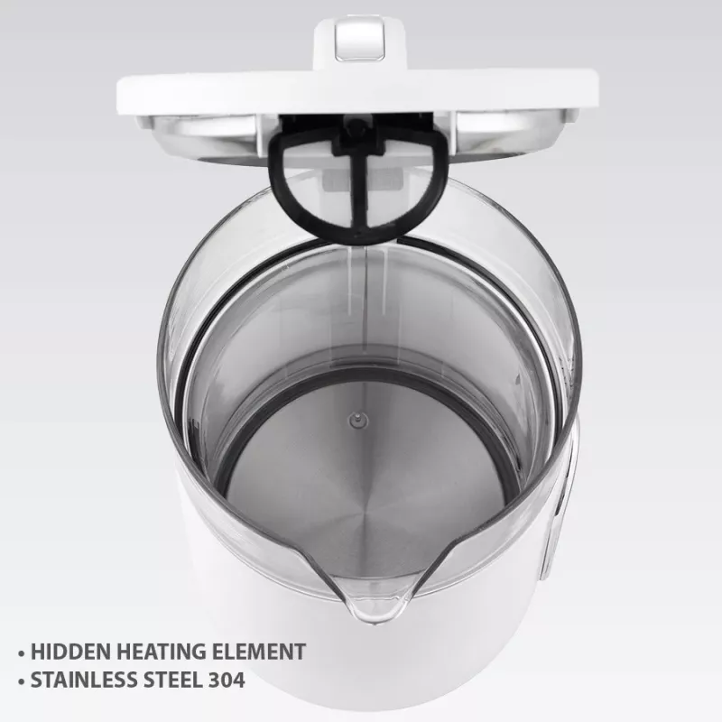 Chaleira elétrica Maestro MR-023-WHITE, capacidade 1,7 L, potência 2220 W