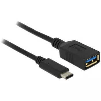 Adaptador USB Delock - USB Type-A (F) para USB-C 24 pinos (M)