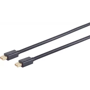Cabo Mini DisplayPort para Mini DisplayPort ShiverPeaks BS10-51025, 1 m, banhado a ouro