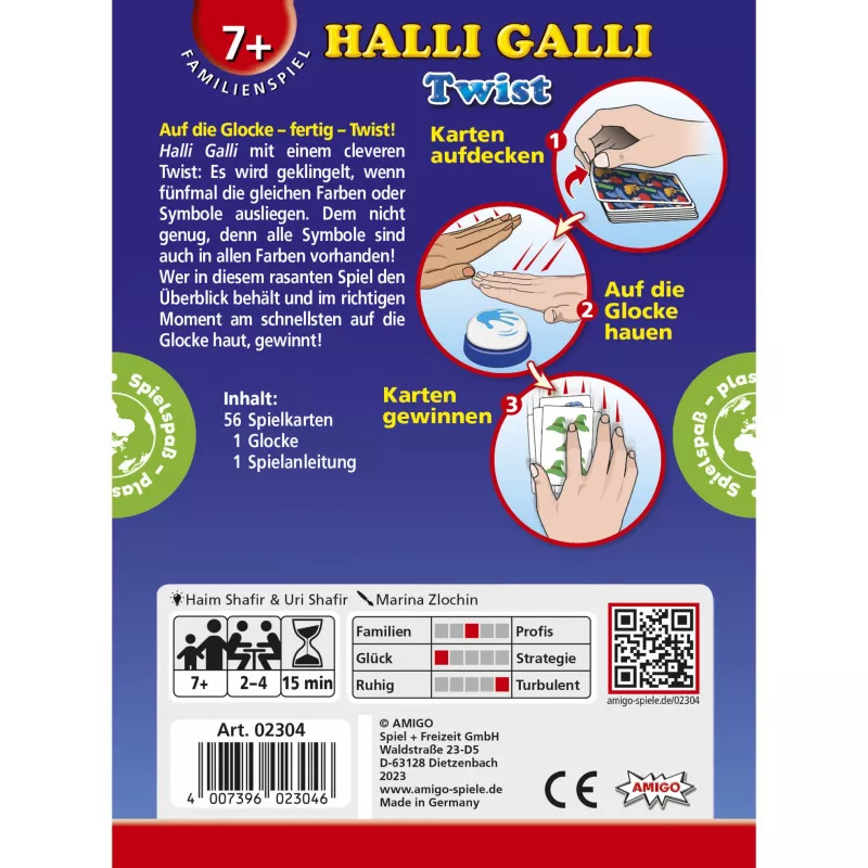 Halli Galli Twist, jogo de cartas