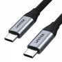 Cabo de dados e carregamento USB-C para USB-C Unitek C14082ABK 1 m, USB 3.2 Gen 2 (10 Gbit/s), 100 W PD, preto