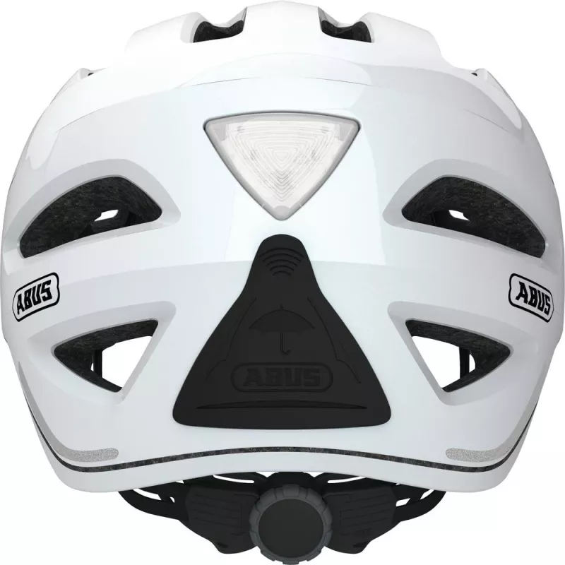 Capacete aberto ABUS Pedelec 1.1 branco – design leve com funções de segurança