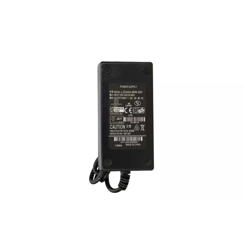 Fonte de alimentação Extralink 48V 96W 2A, ficha oca 5,5/2,1 mm
