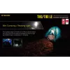 Lanterna de mão Nitecore TIKI LE — 300 lm, recarregável por USB, policarbonato, IP66, resistente a impactos, 10,5 g, 55 mm, preta