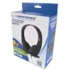 Auscultadores/headset Esperanza EH209K com arco preto