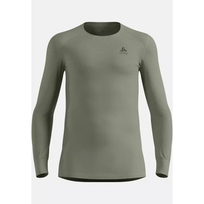 Roupa térmica de manga comprida ODLO BL TOP decote redondo m/l ACTIVE WARM, tamanho M, cinzento