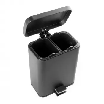 Contentor de dois compartimentos Beldray LA035235BLKFEU7 5 litros Preto