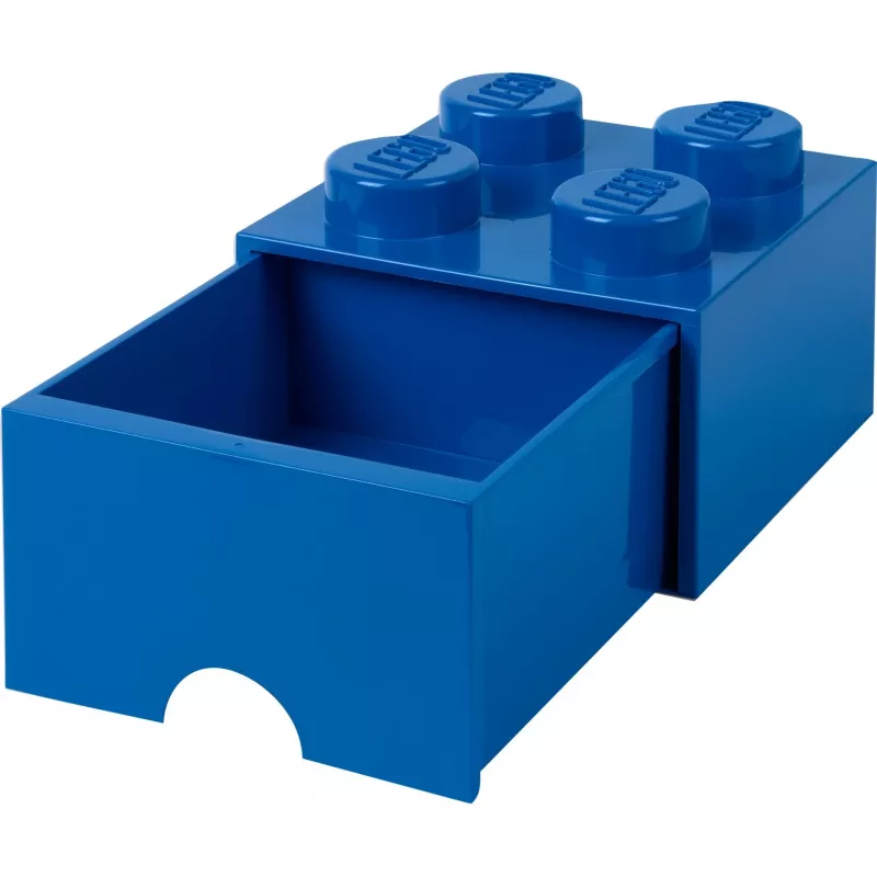 LEGO Brick Drawer 4 Blue, caixa de arrumação azul