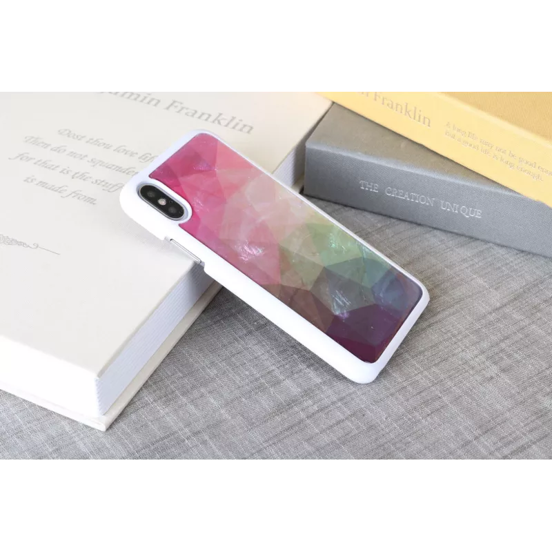 iKins Water Flower capa para iPhone XS/X, branca, K1690H