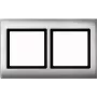 Moldura MERTEN 2 módulos 400260 AQUADESIGN alumínio 400260 400260 (400260)