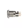 Botão de pressão antivandálico DimasTech 19 mm Silverline Dot RGB PD210